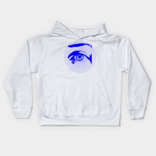 Spiral eye design Kids Hoodie